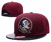 Florida State Seminoles Team Logo Red Black Adjustable Hat GS,baseball caps,new era cap wholesale,wholesale hats